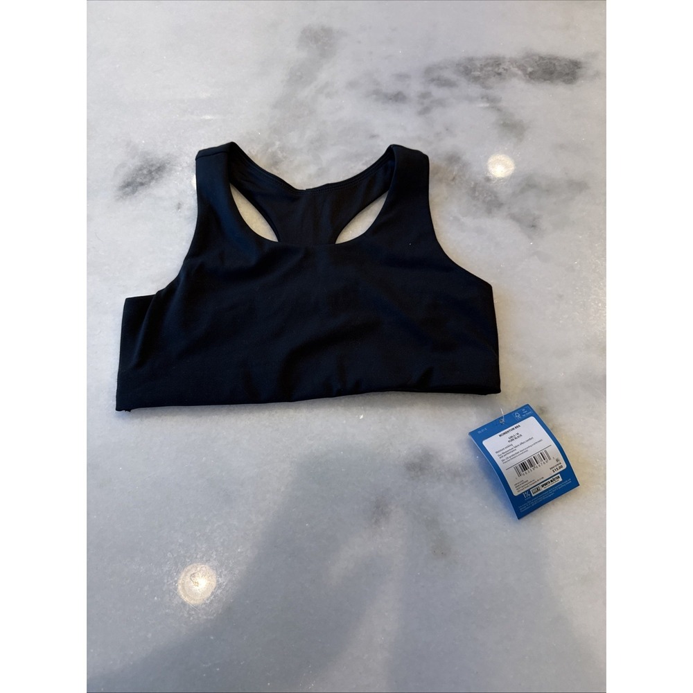 NWT DSG Girls Sports Bra Size Medium Black